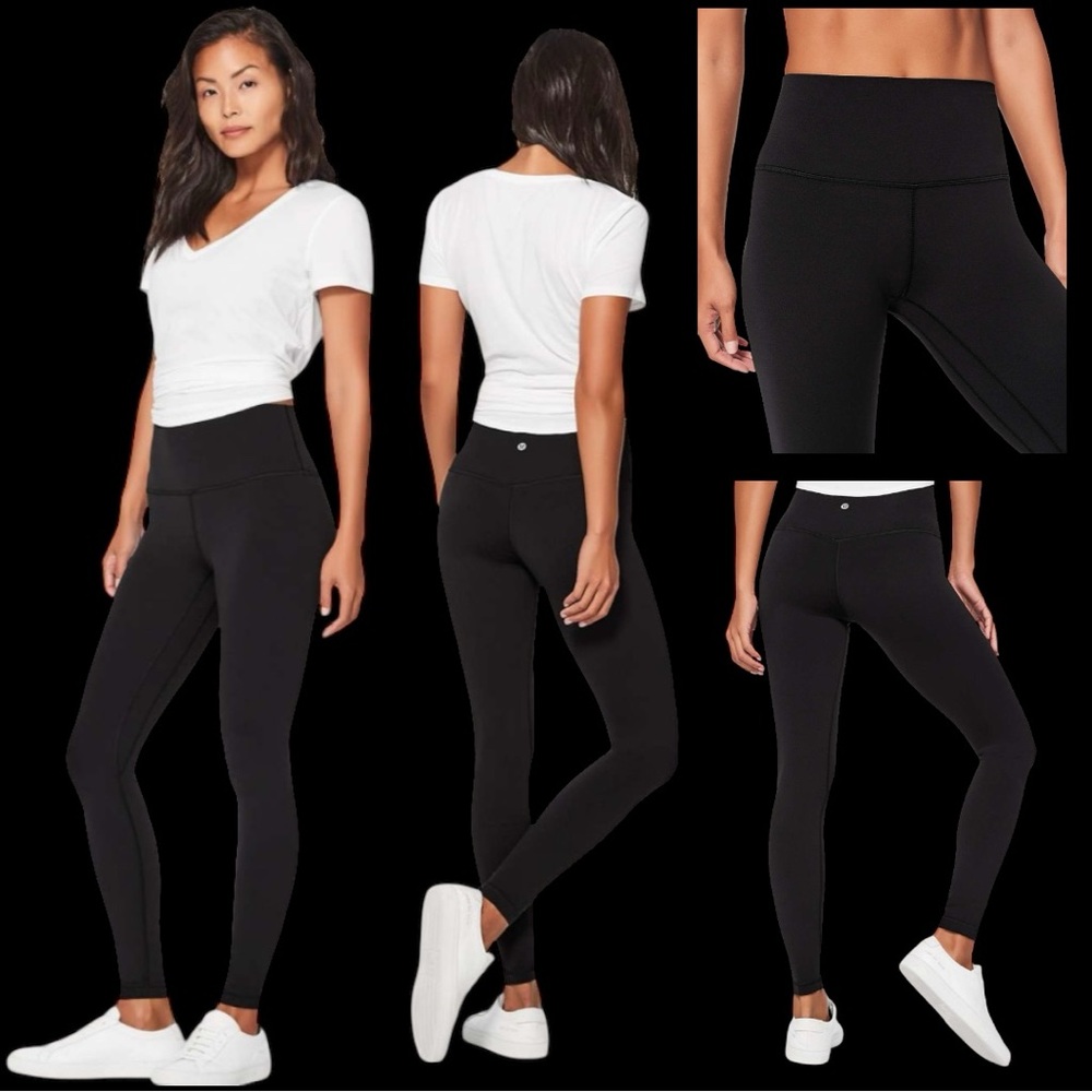 Lululemon Align Pant Full Length 28" Leggings Black (First Release) Size 4